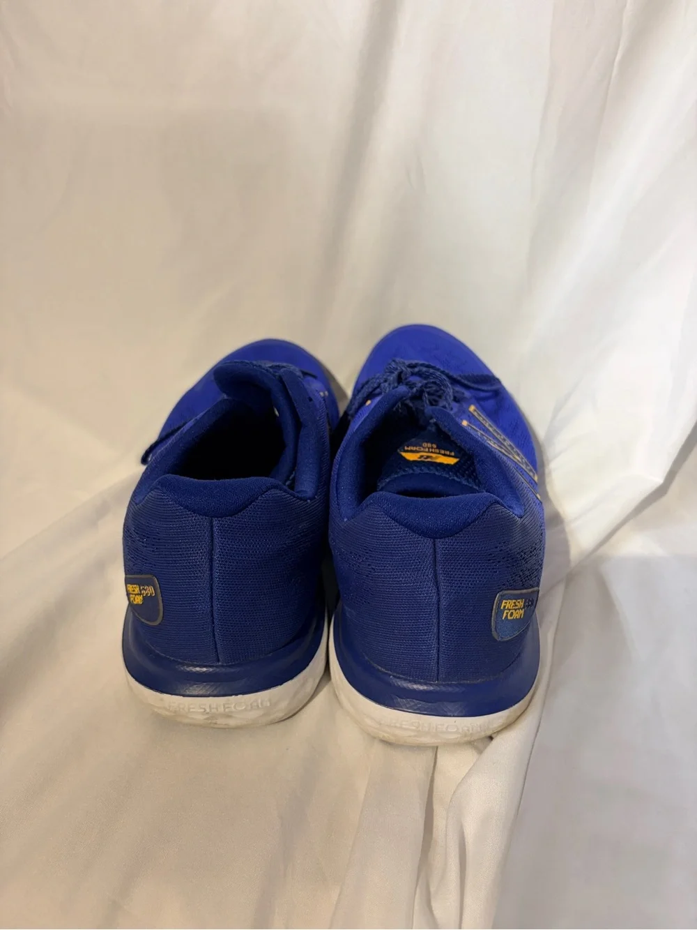 New Balance Men’s Royal Blue Running Sneakers with Yellow Trim